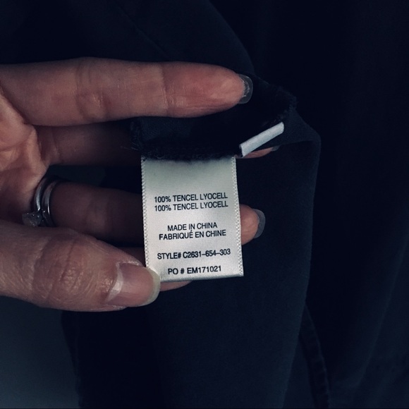 Cloth & Stone Long sleeve button up  charcoal gray - Picture 13 of 13